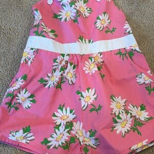 The Beaufort Bonnet Company Pink Floral Girls One-Piece